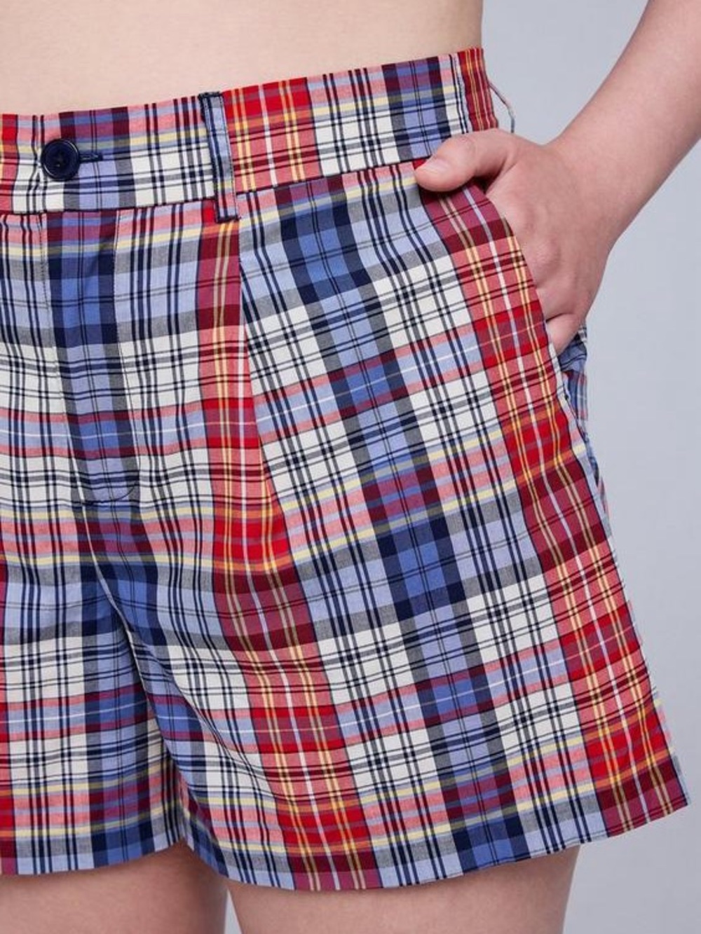 NWT Torrid Belle Isle Madras Shorts